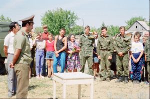 Астраханцы в поисковой экспедиции в Волгоградской области, 1997 год